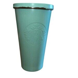 Starbucks Mint Green Stainless Steel Tumbler With Lid 16 Oz